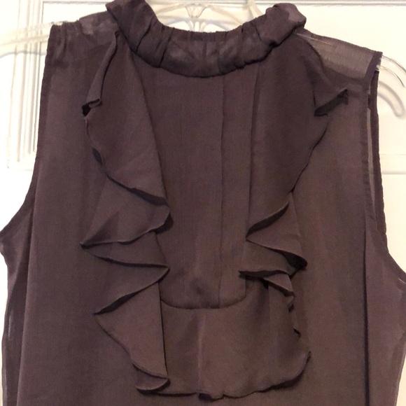 Plum Ruffle Top - Picture 2 of 3